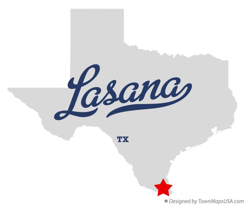 Map of Lasana Texas TX