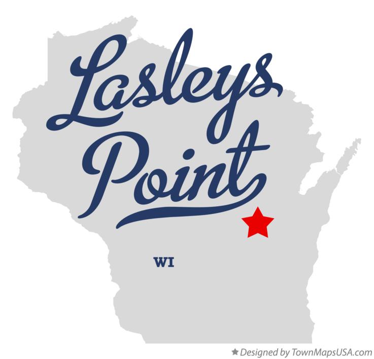 Map of Lasleys Point Wisconsin WI