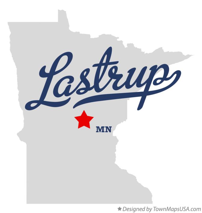 Map of Lastrup Minnesota MN