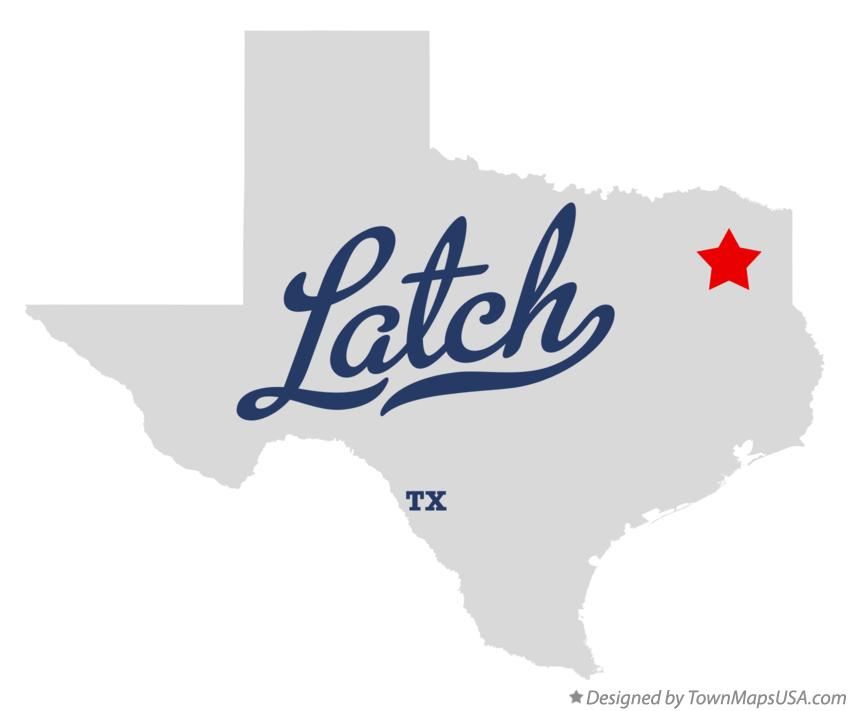 Map of Latch Texas TX