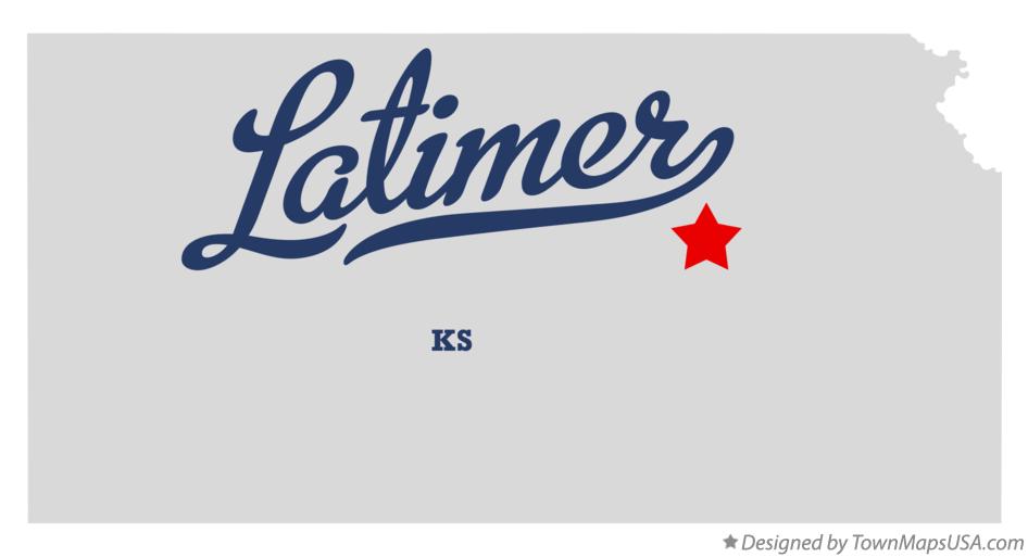 Map of Latimer Kansas KS