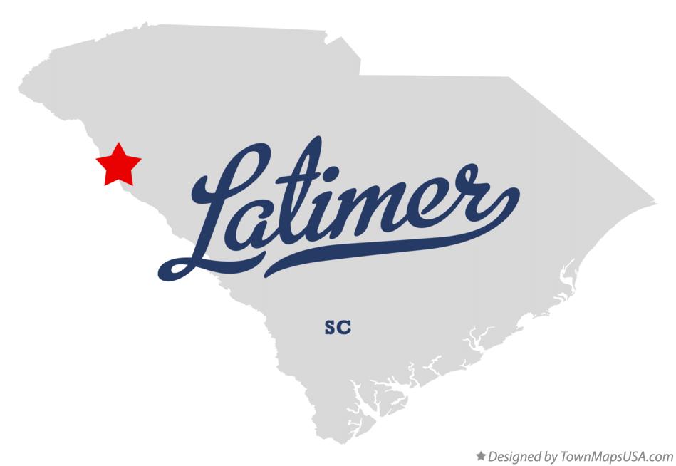 Map of Latimer South Carolina SC