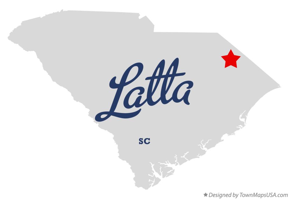 Map of Latta South Carolina SC