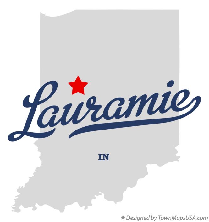 Map of Lauramie Indiana IN