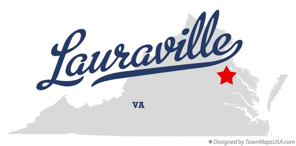 Map of Lauraville Virginia VA
