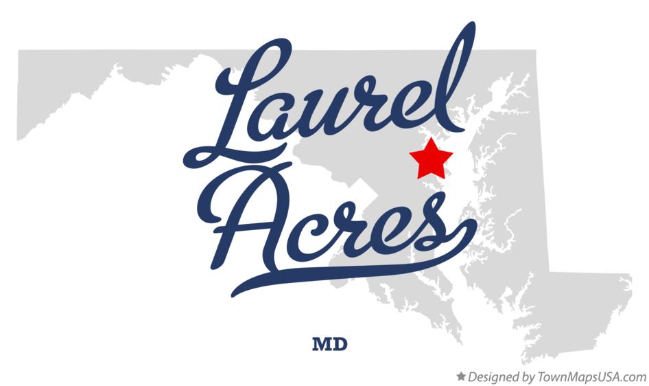 Map of Laurel Acres Maryland MD