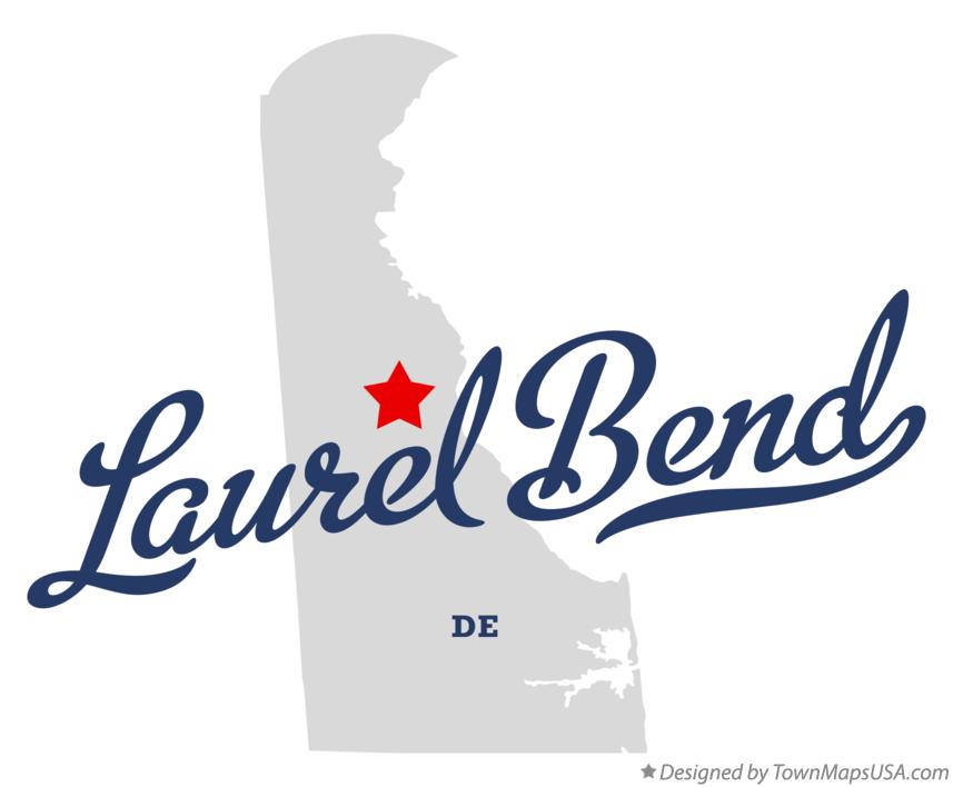 Map of Laurel Bend Delaware DE