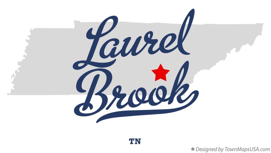 Map of Laurel Brook Tennessee TN