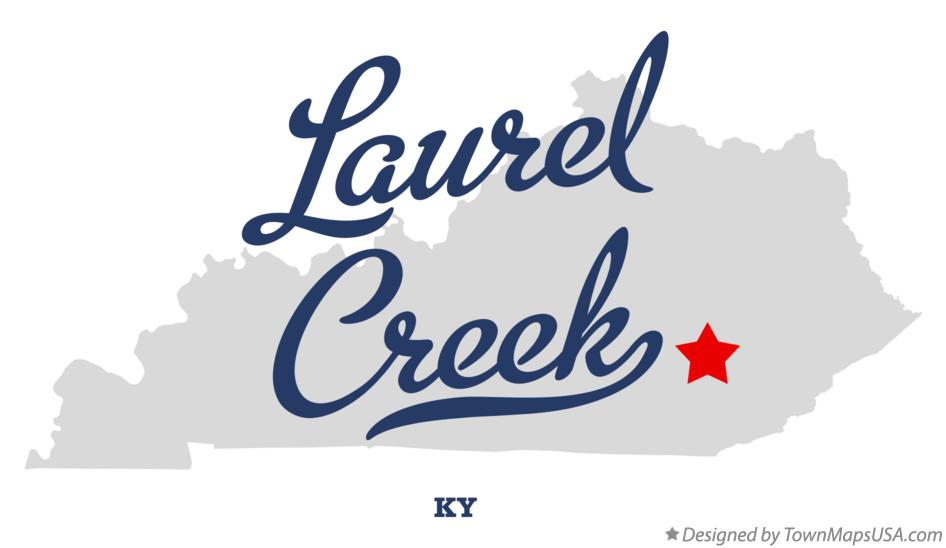 Map of Laurel Creek Kentucky KY