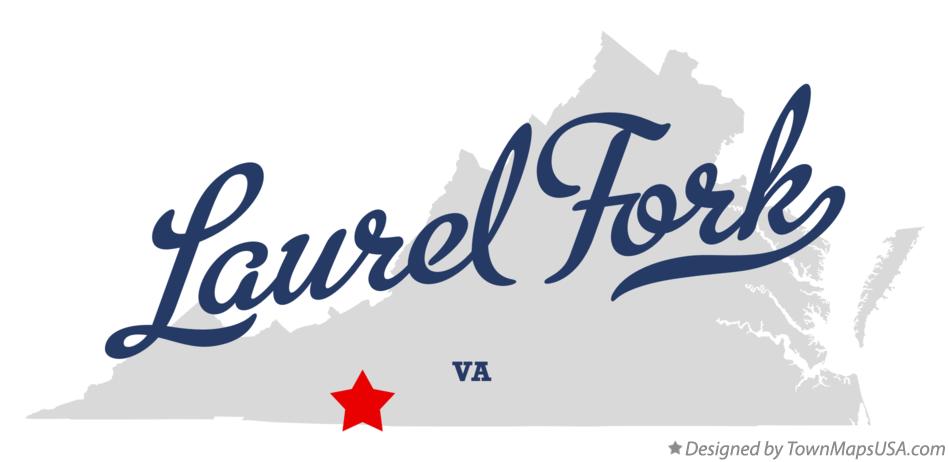Map of Laurel Fork Virginia VA