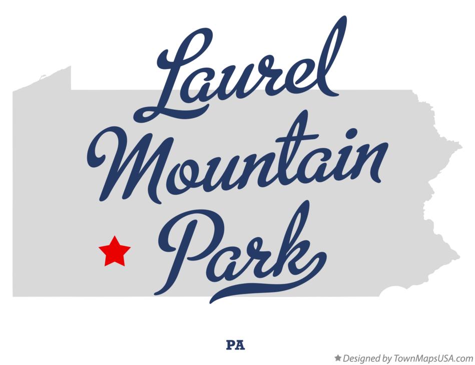 Map of Laurel Mountain Park Pennsylvania PA