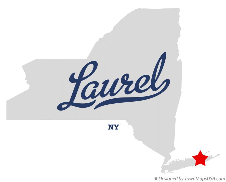 Map of Laurel New York NY