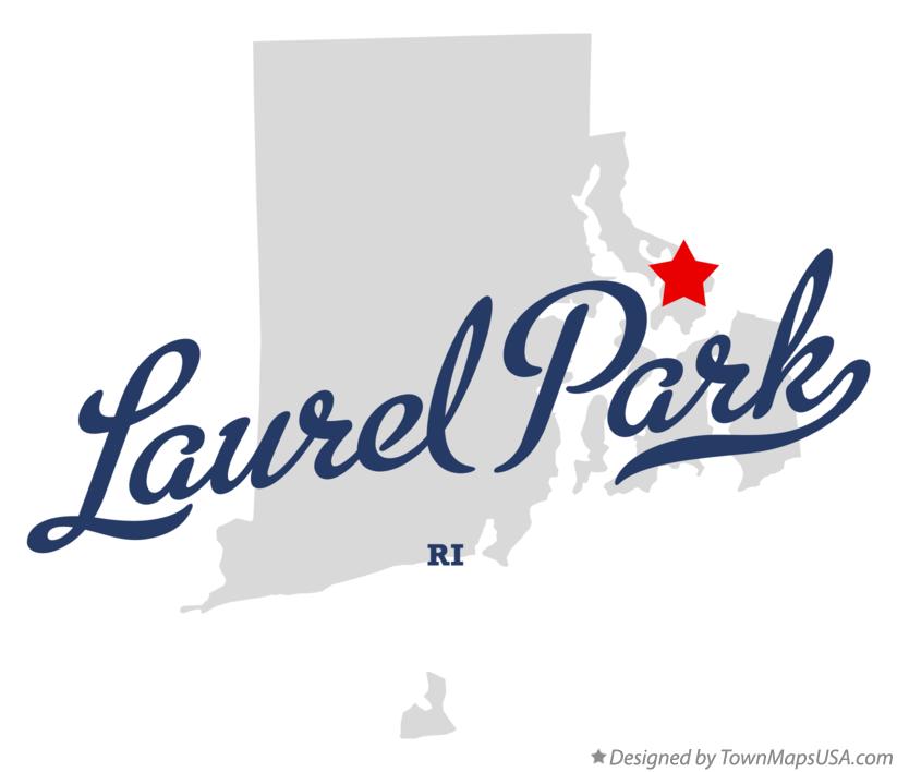 Map of Laurel Park Rhode Island RI