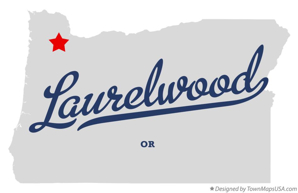 Map of Laurelwood Oregon OR