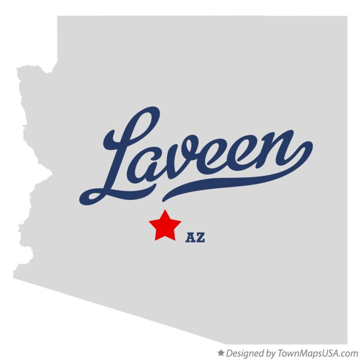 Map of Laveen Arizona AZ