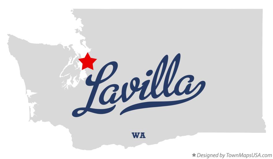 Map of Lavilla Washington WA