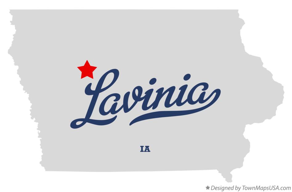 Map of Lavinia Iowa IA