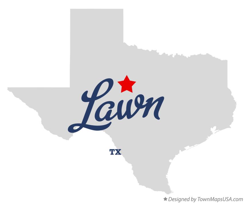 Map of Lawn Texas TX