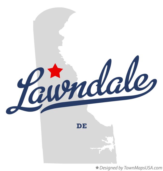Map of Lawndale Delaware DE