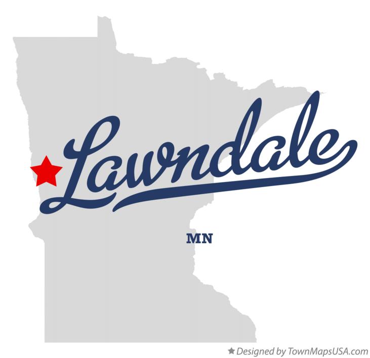 Map of Lawndale Minnesota MN