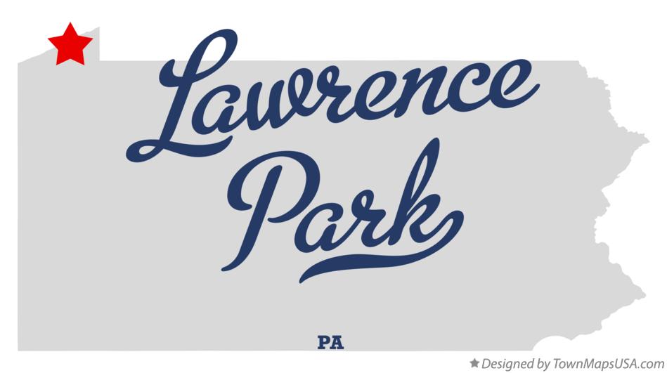 Map of Lawrence Park Pennsylvania PA