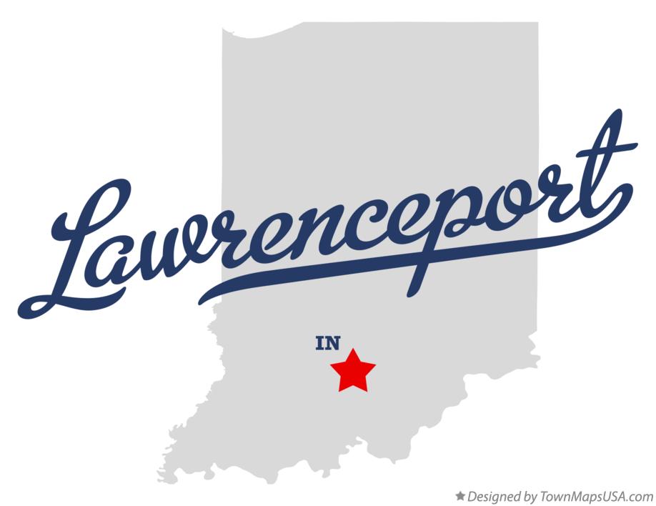 Map of Lawrenceport Indiana IN