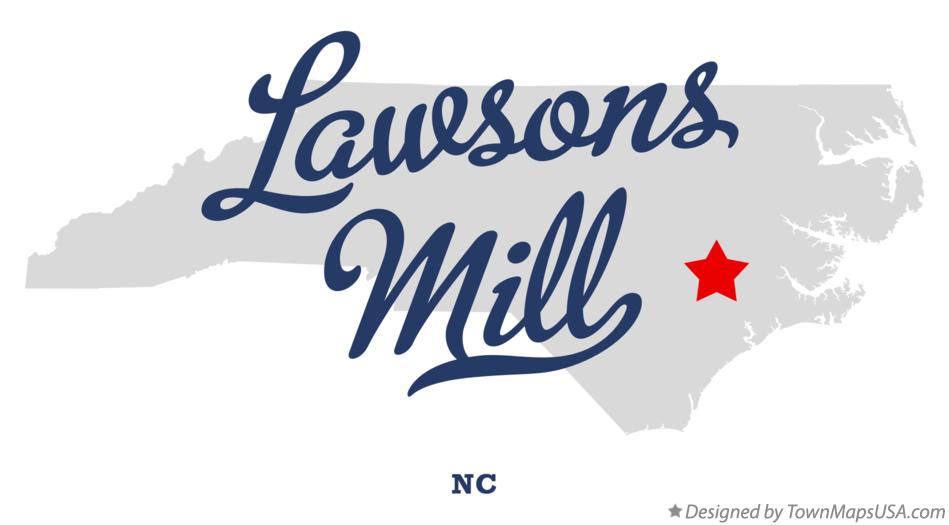 Map of Lawsons Mill North Carolina NC