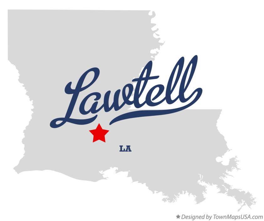Map of Lawtell Louisiana LA