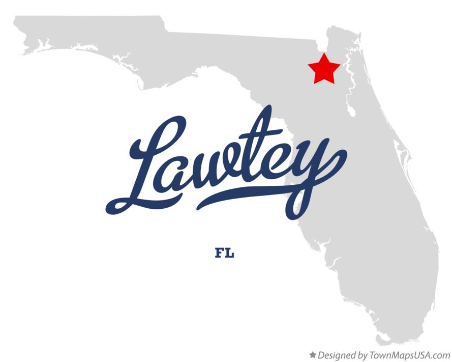 Map of Lawtey Florida FL