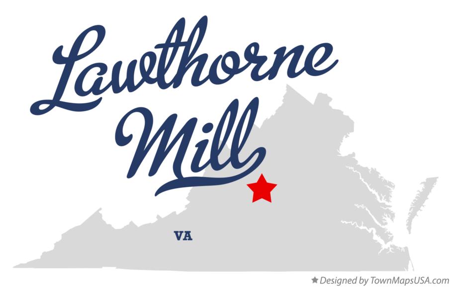 Map of Lawthorne Mill Virginia VA