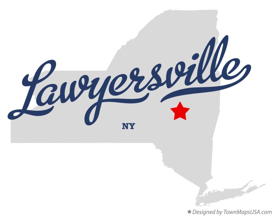 Map of Lawyersville New York NY