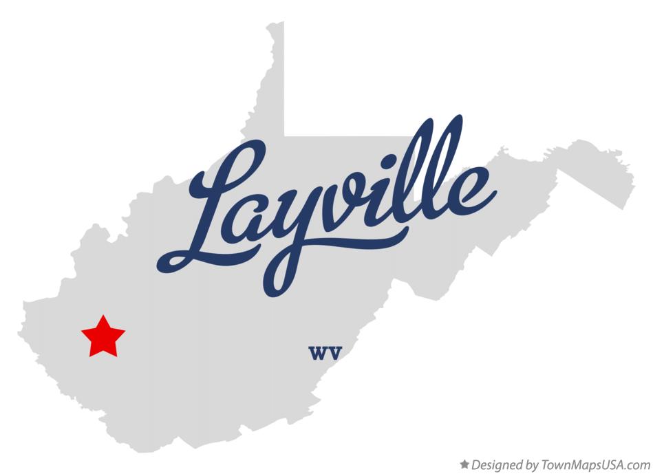 Map of Layville West Virginia WV