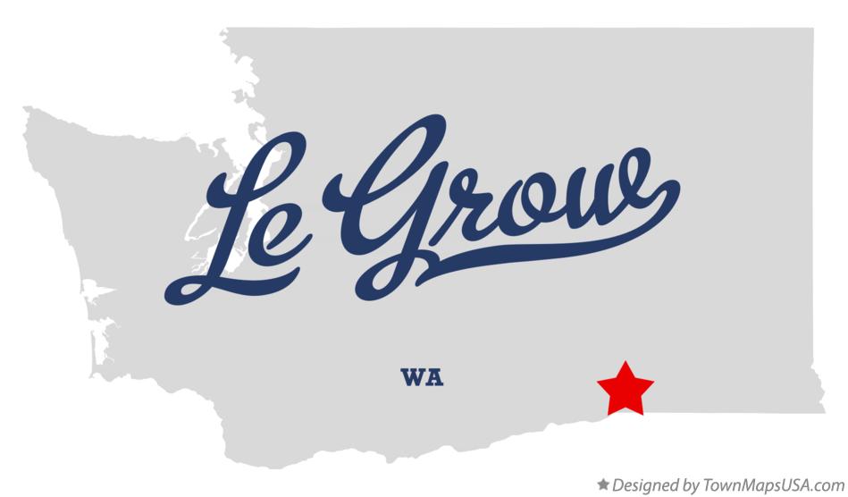 Map of Le Grow Washington WA