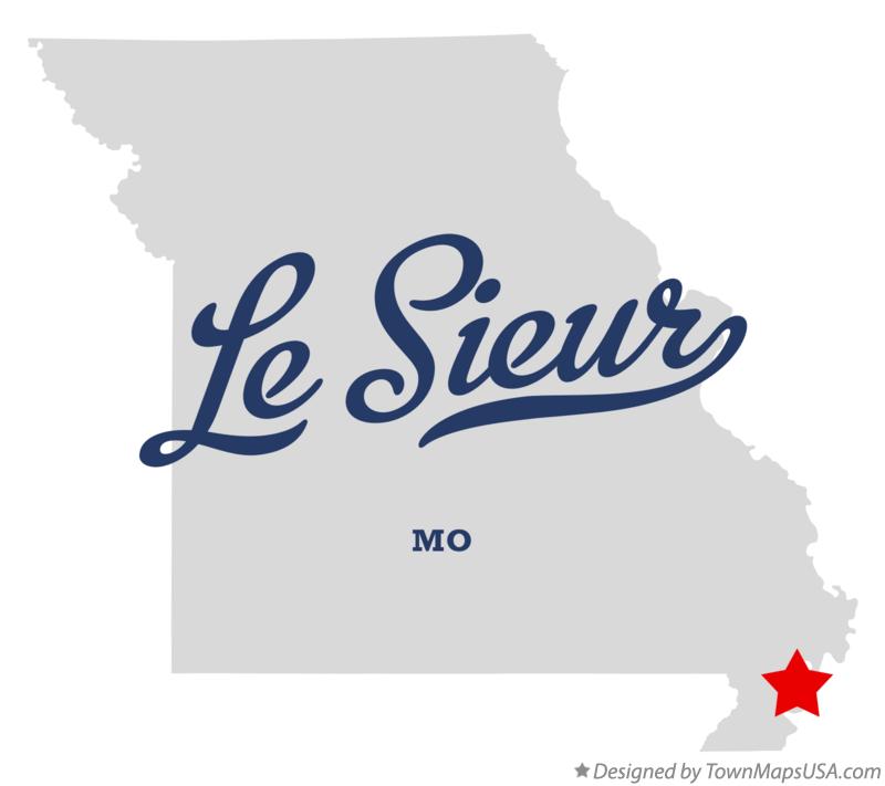 Map of Le Sieur Missouri MO