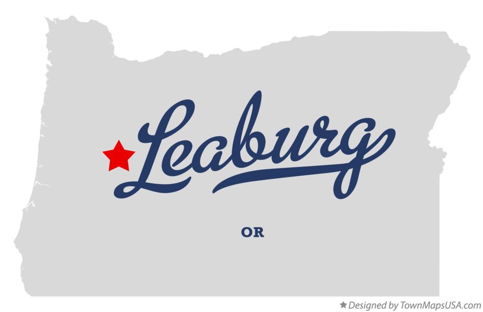Map of Leaburg Oregon OR