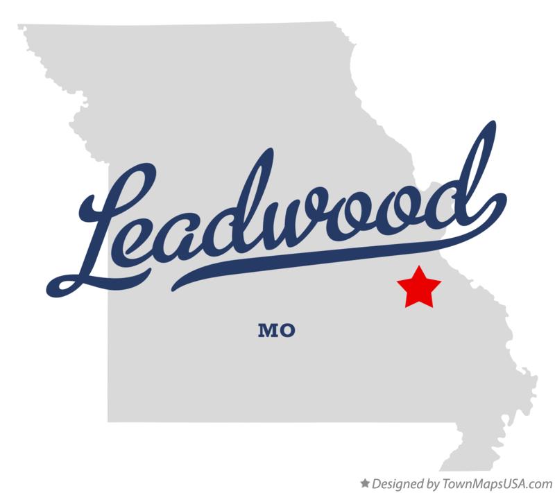 Map of Leadwood Missouri MO