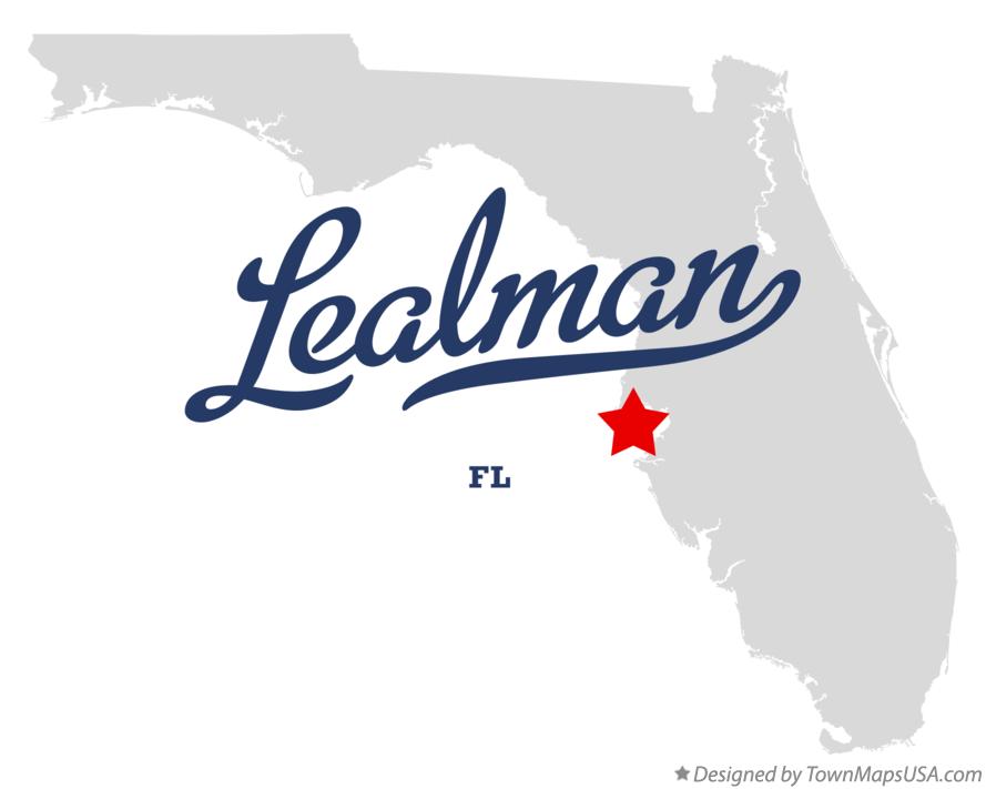 Map of Lealman Florida FL
