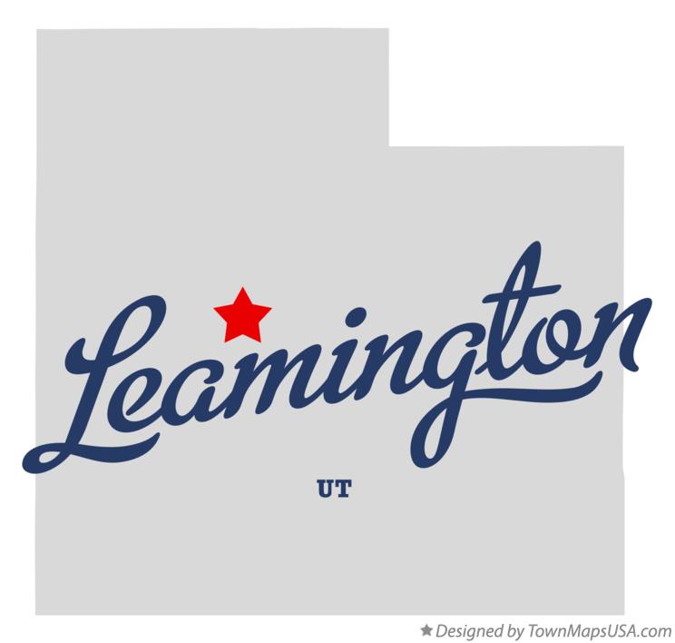 Map of Leamington Utah UT