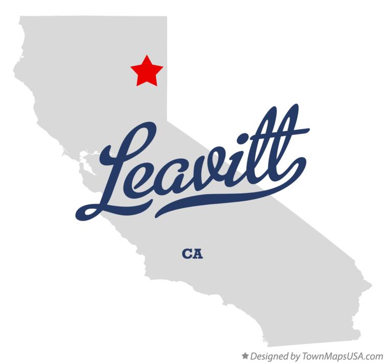 Map of Leavitt California CA
