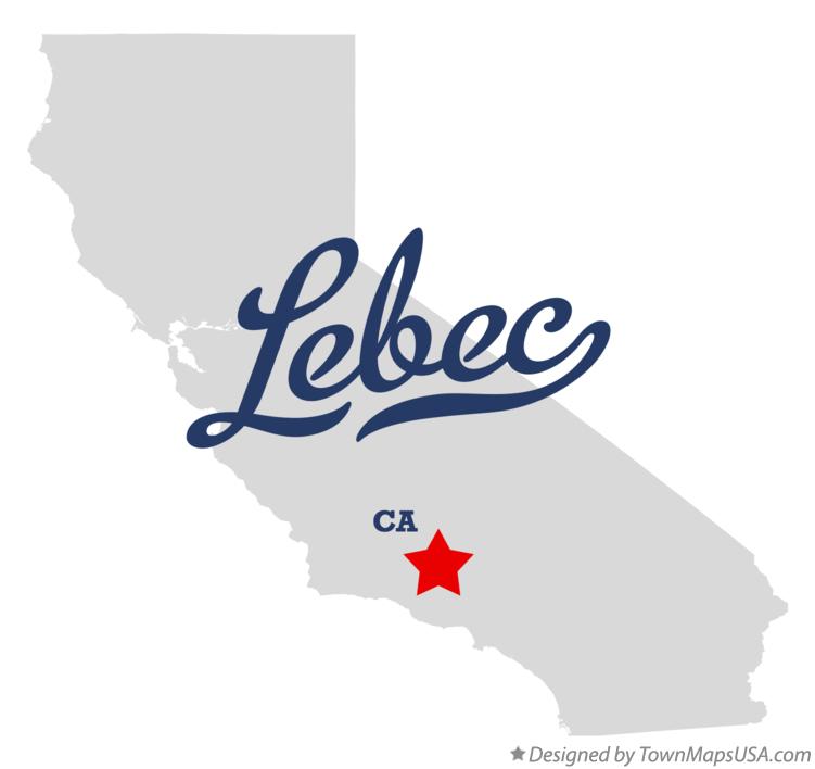 Map of Lebec California CA