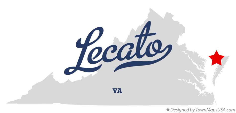 Map of Lecato Virginia VA