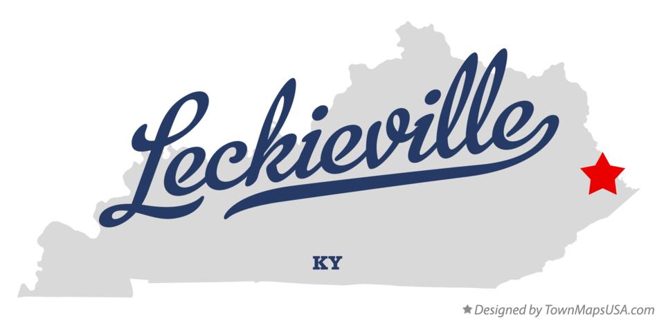 Map of Leckieville Kentucky KY