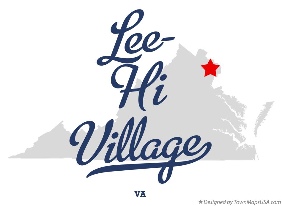 Map of Lee-Hi Village Virginia VA