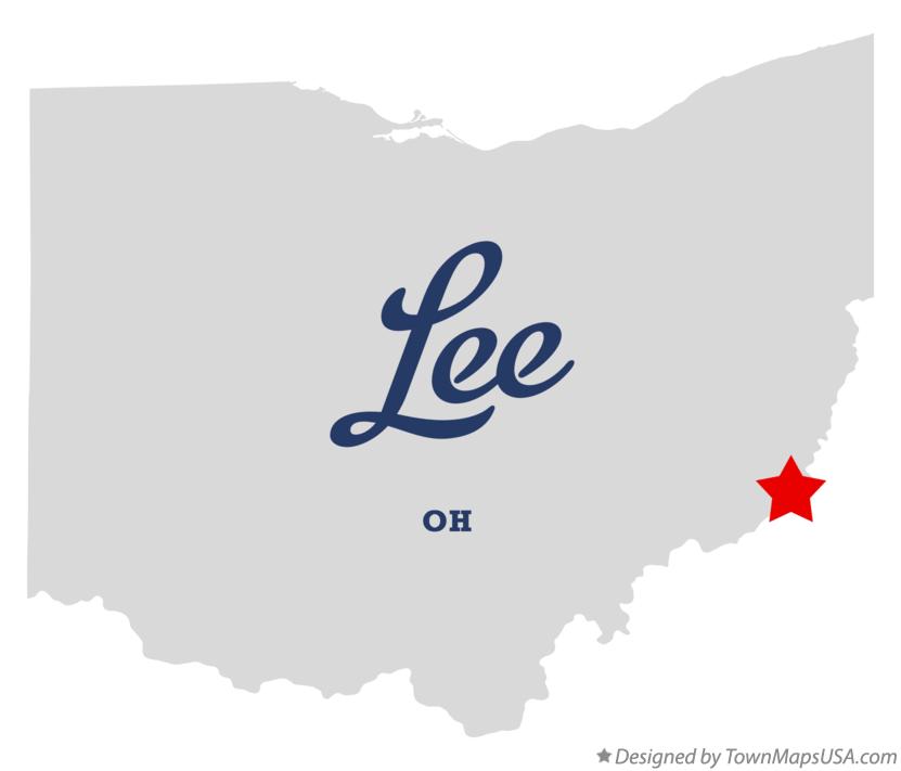Map of Lee Ohio OH