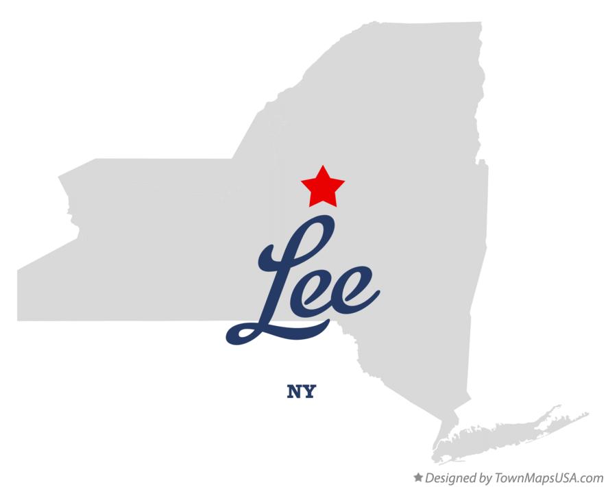 Map of Lee New York NY