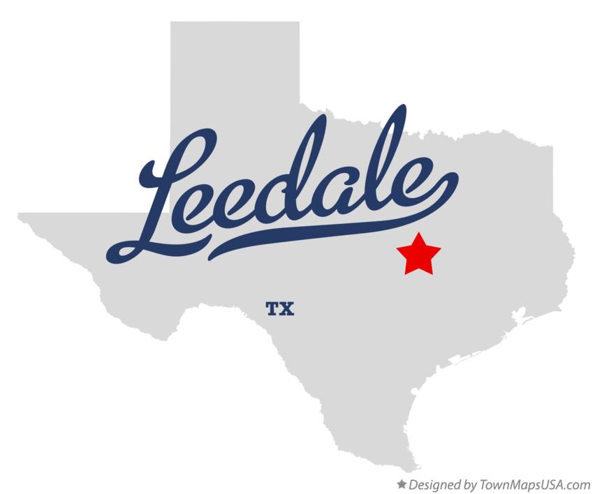 Map of Leedale Texas TX