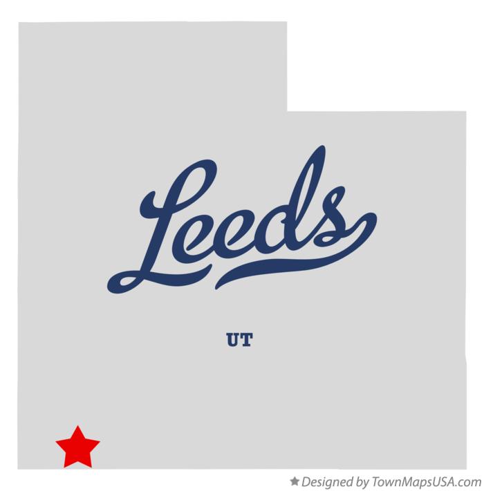 Map of Leeds Utah UT