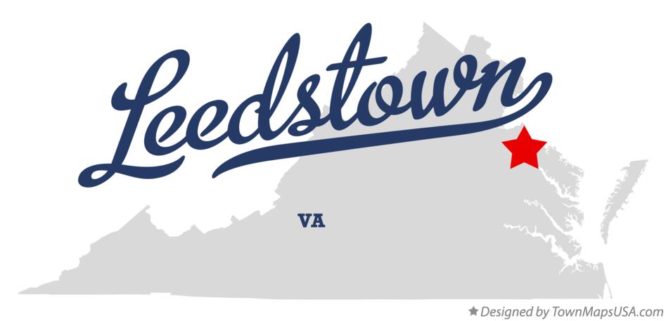 Map of Leedstown Virginia VA