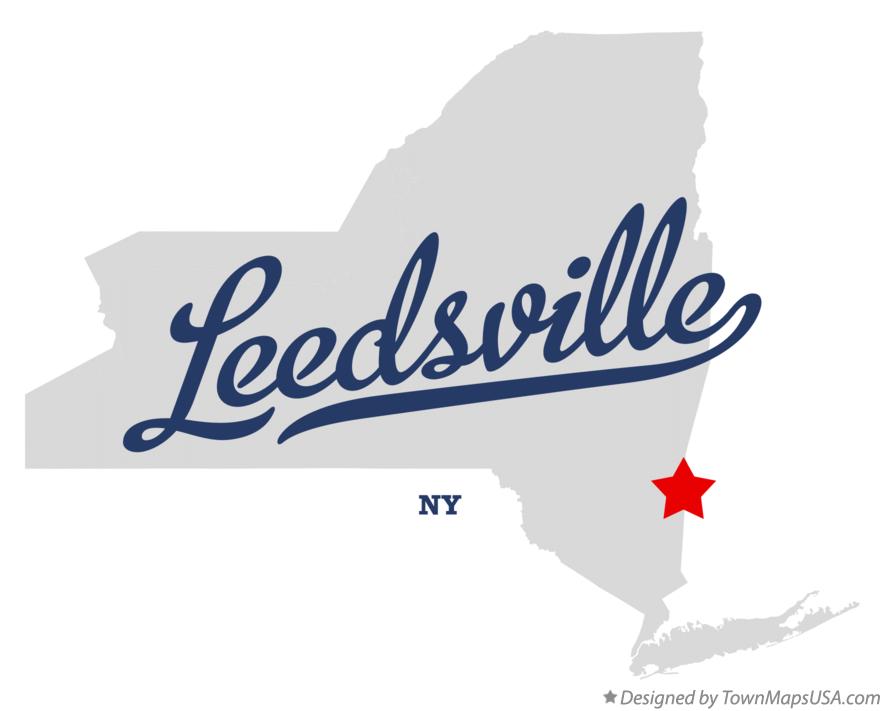 Map of Leedsville New York NY