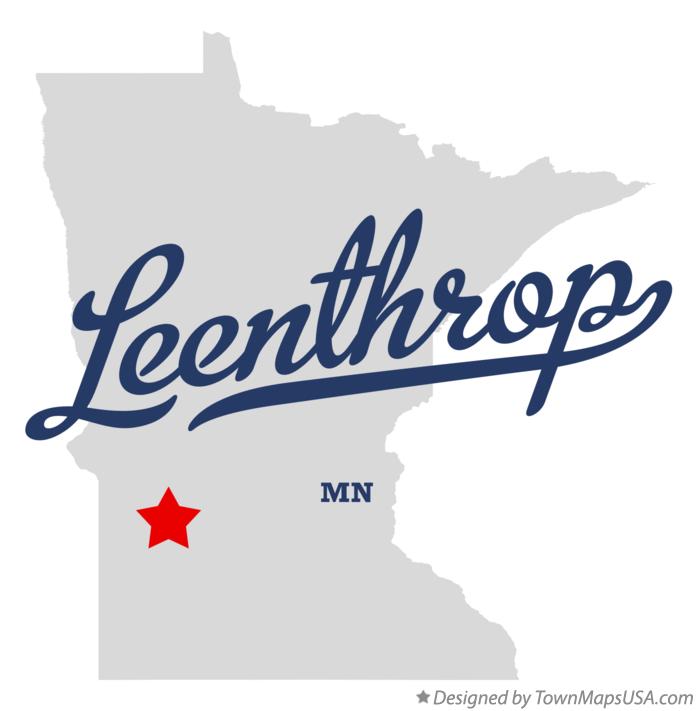 Map of Leenthrop Minnesota MN